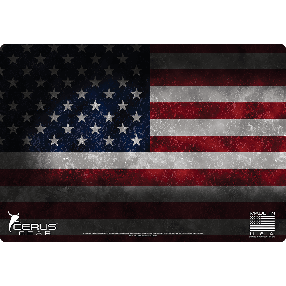 American Flag Gun Mat