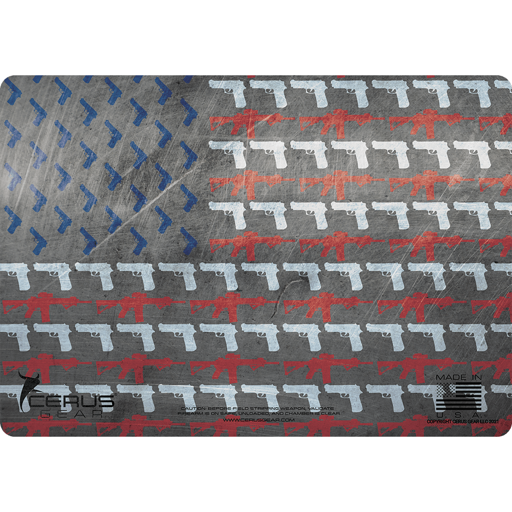 Red, White, and Blue Gun Flag