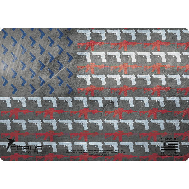 Red, White, and Blue Gun Flag
