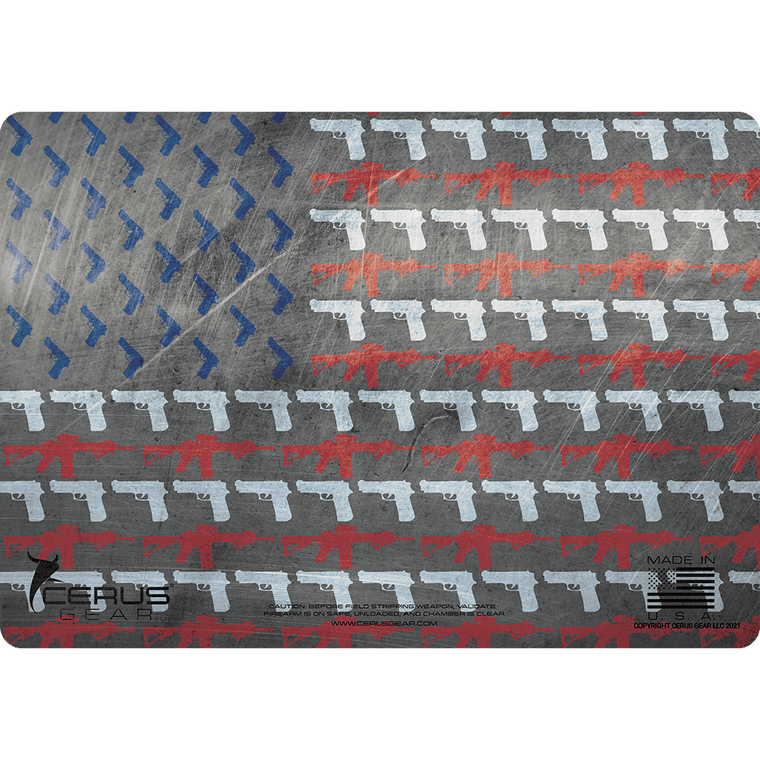 Red, White, and Blue Gun Flag