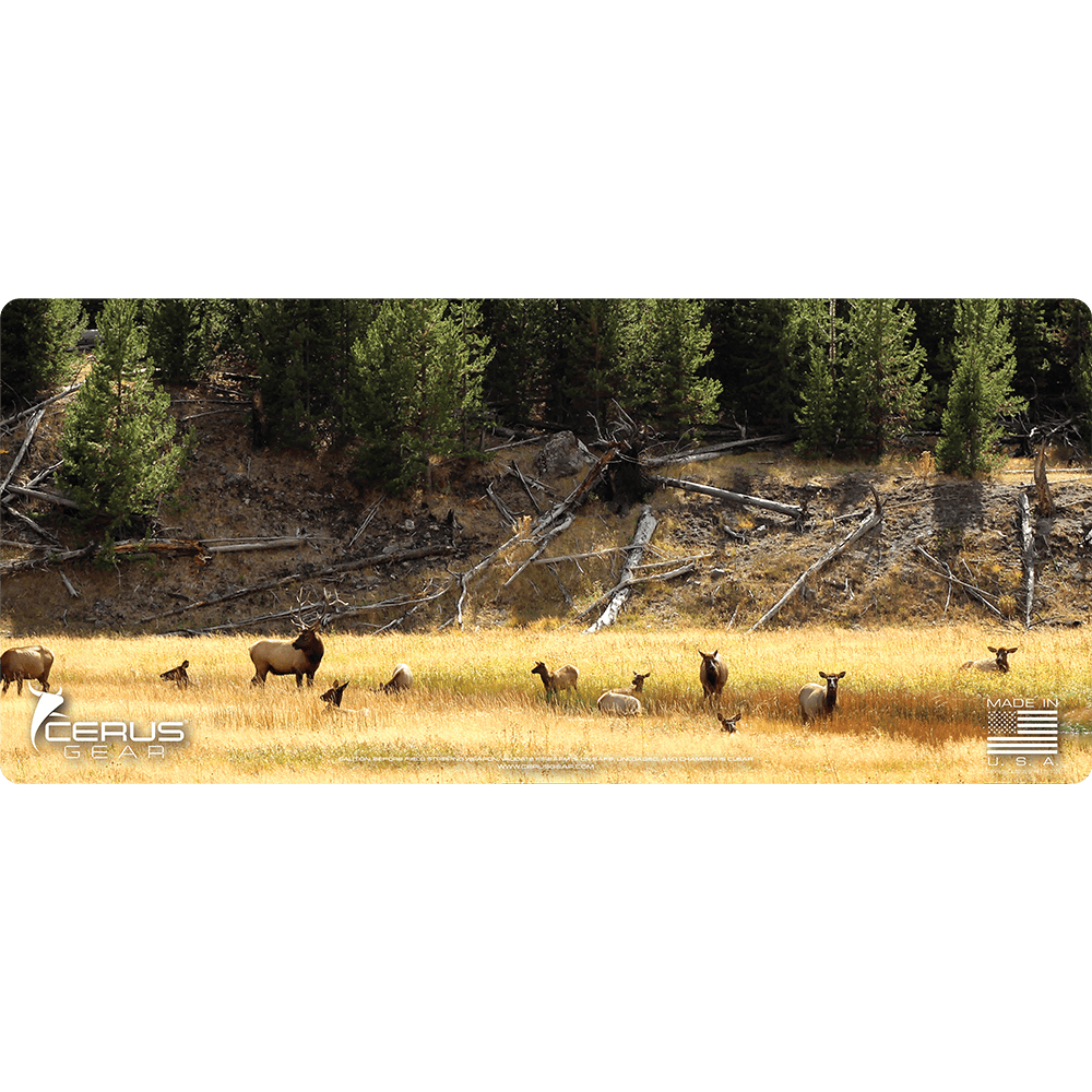 Elk Call of the Wild Wildlife Gun Mat