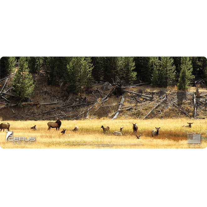 Elk Call of the Wild Wildlife Gun Mat