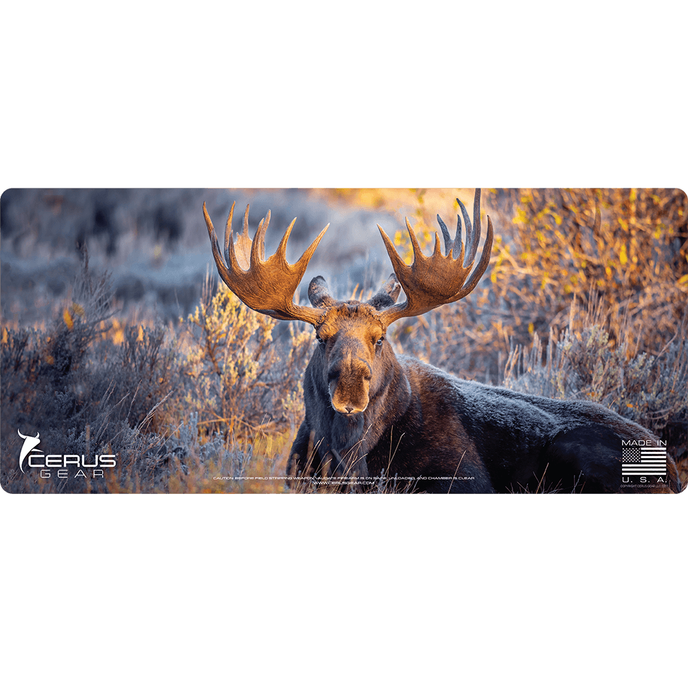 Moose Wildlife Gun Mat