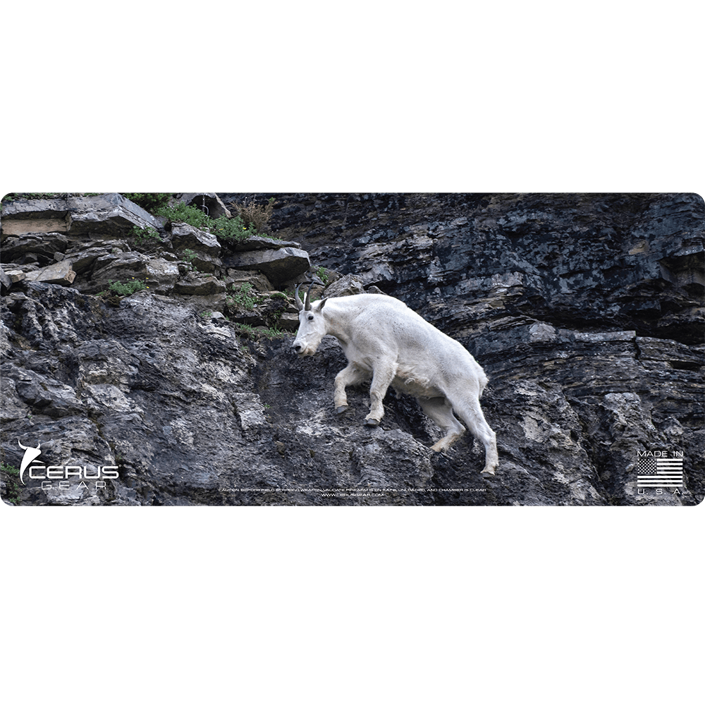 Mountain Goat Wildlife Gun Mat