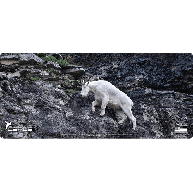 Mountain Goat Wildlife Gun Mat