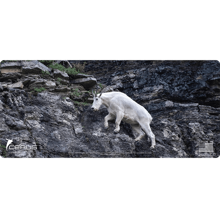 Mountain Goat Wildlife Gun Mat