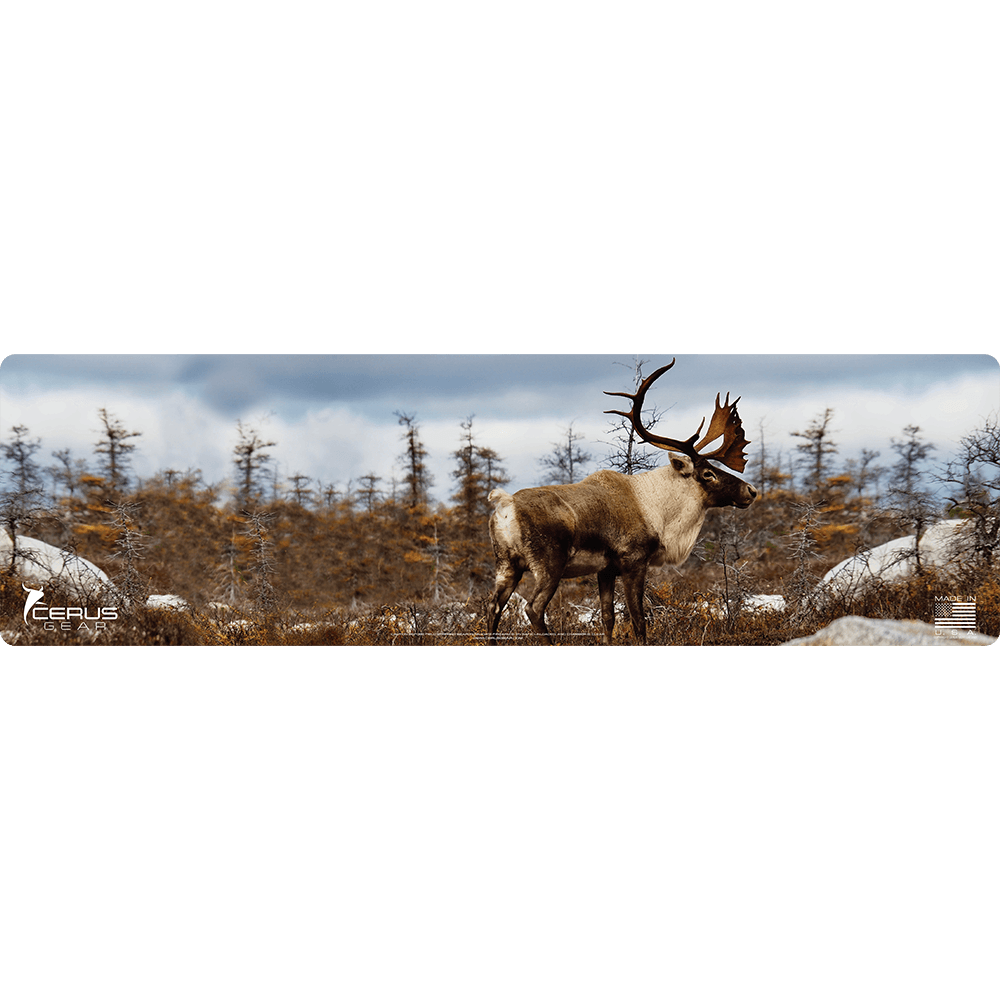 Giant Caribou Wildlife Gun Mat