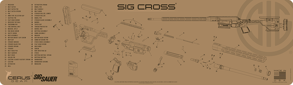 SIG SAUER® Cross Magnum Gun Mat