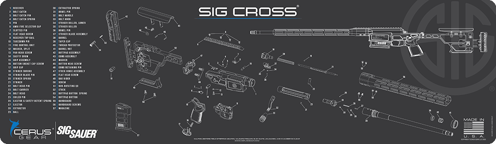 SIG SAUER® Cross Magnum Gun Mat