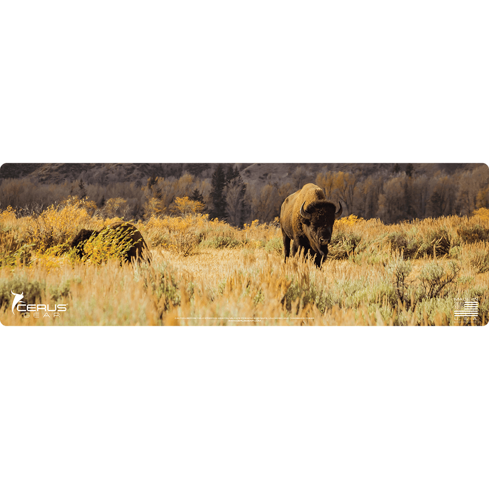 Bison Wildlife Gun Mat