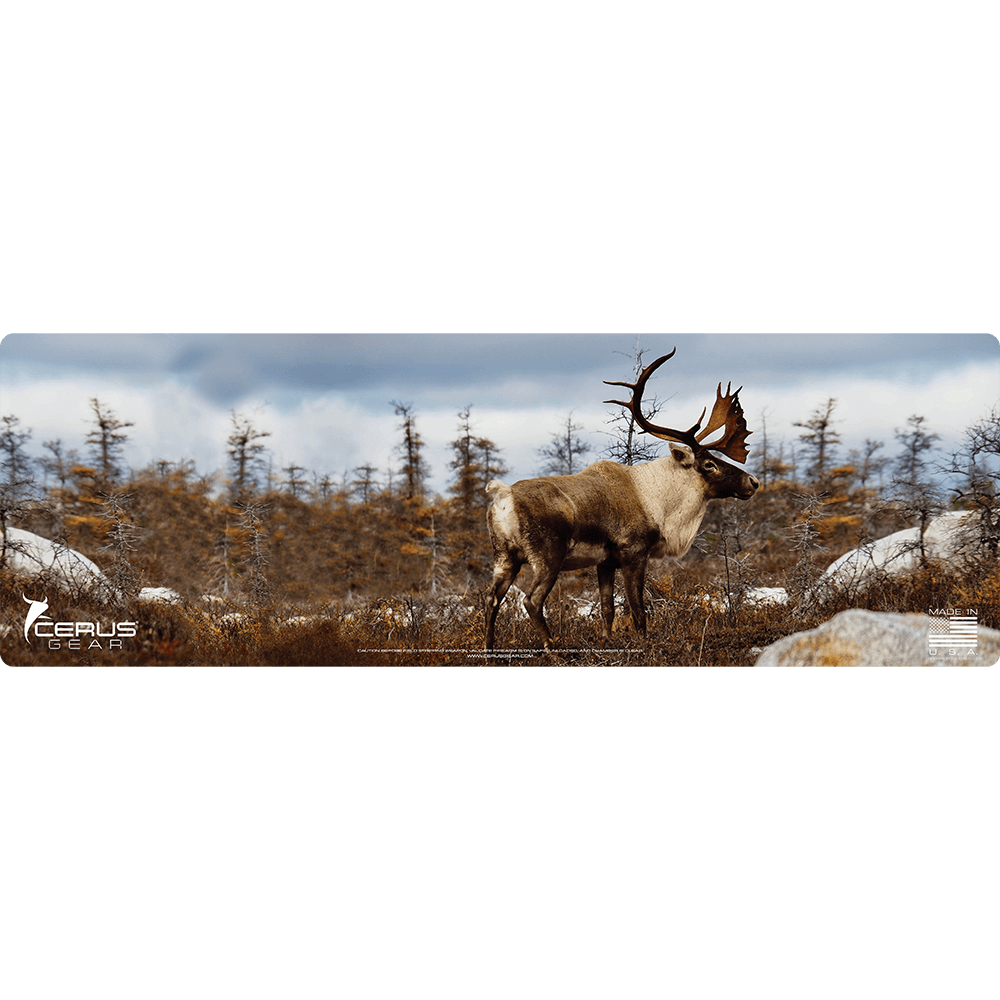 Giant Caribou Wildlife Gun Mat