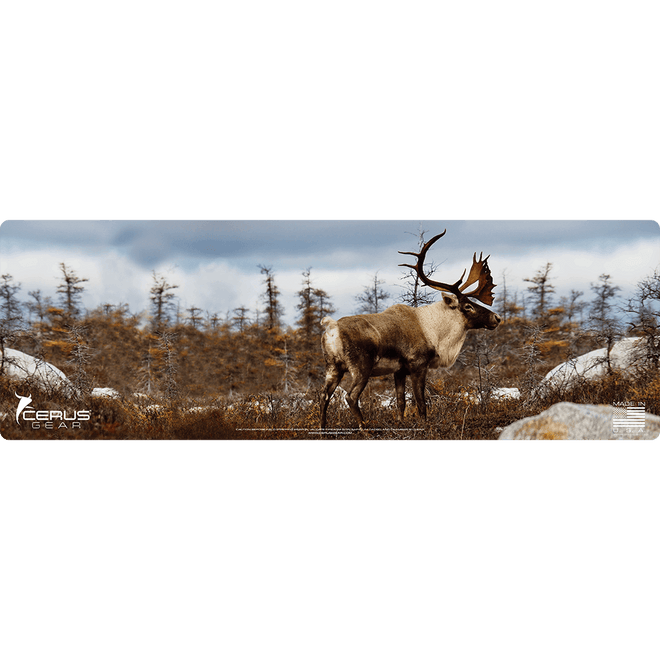 Giant Caribou Wildlife Gun Mat