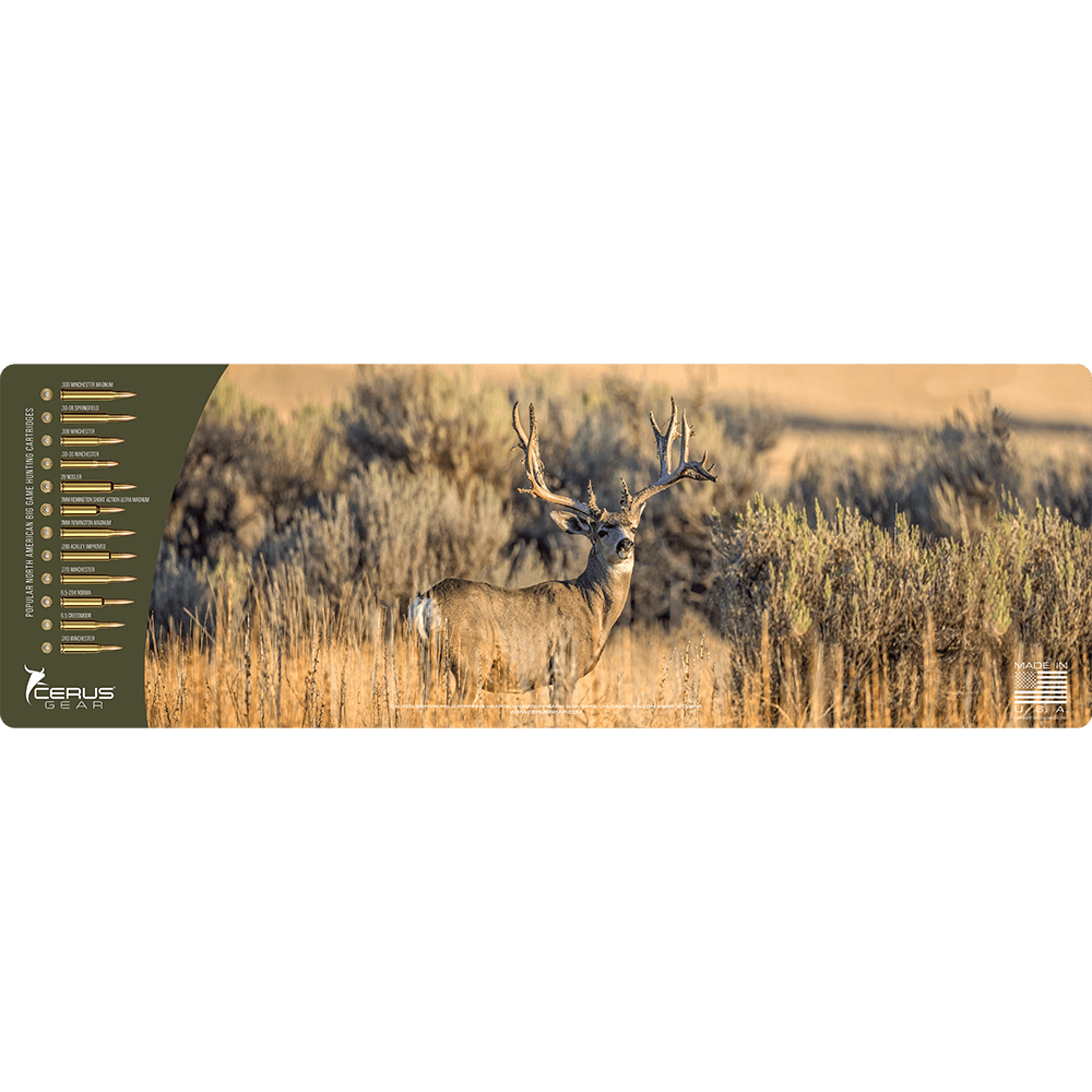 Mule Deer Buck Wildlife Gun Mat