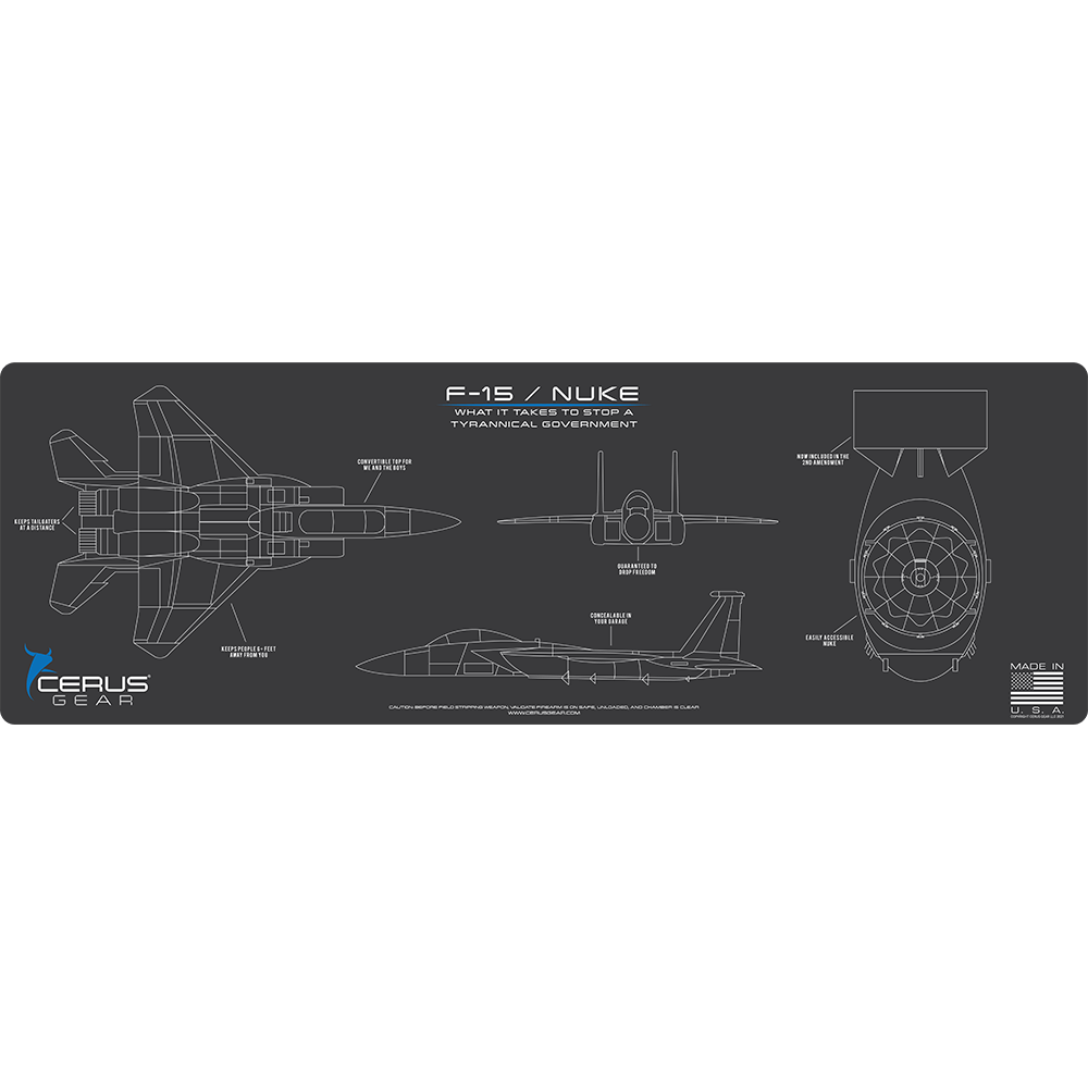 F-15 and Nuke Schematic Rifle Mat