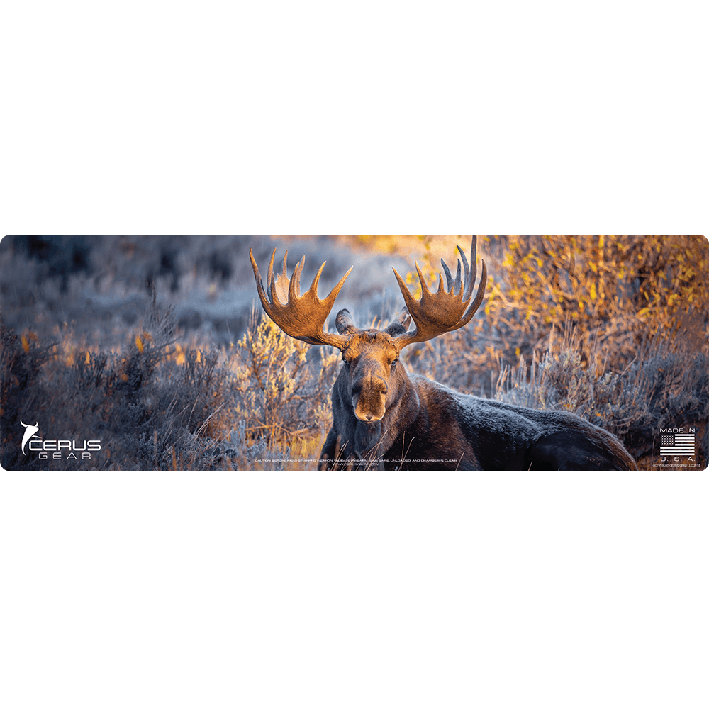 Moose Wildlife Gun Mat