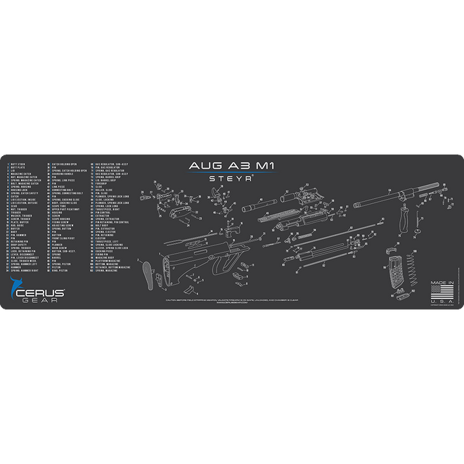 Steyr AUG A3 M1 Schematic Rifle Mat