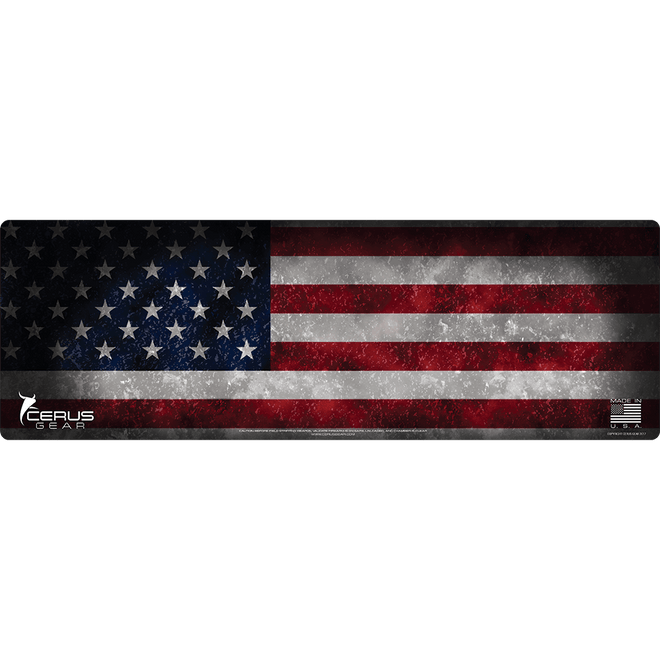 American Flag Gun Mat