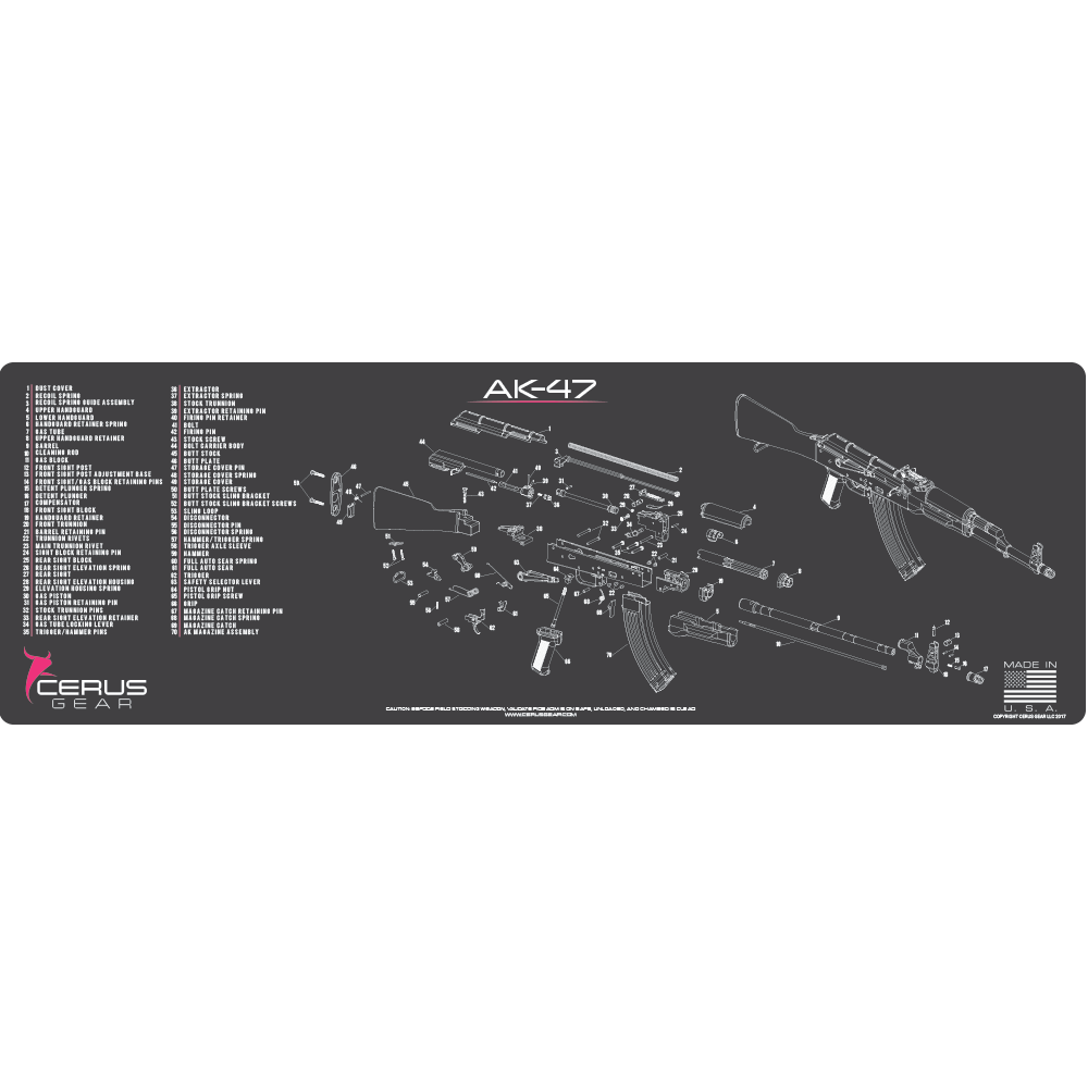 BEST WOMENS AK47 TAKE TOWN PAD WITH PARTS