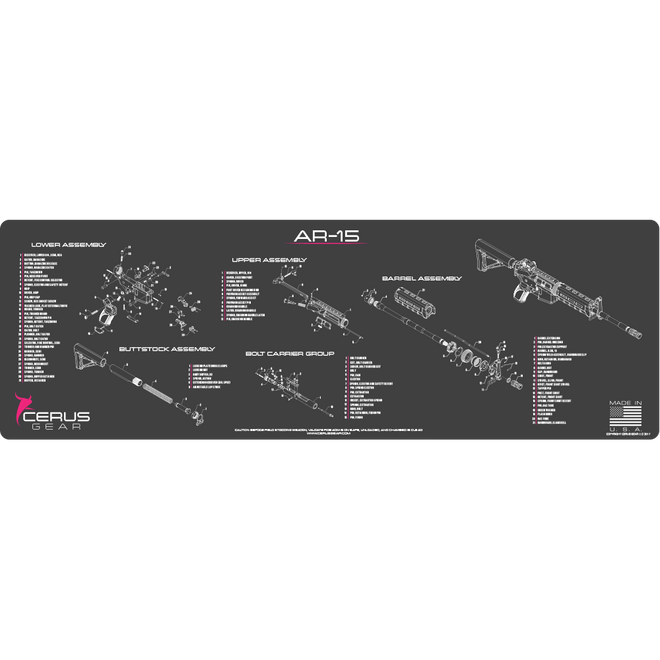 MOST ACCURATE WOMENS AR-15 MAINTENANCE MAT