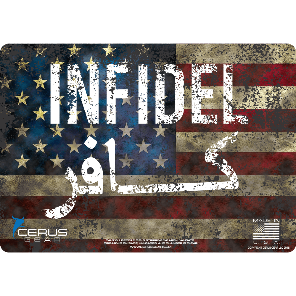 Patriotic Firearm Maintenance Pad Infidel