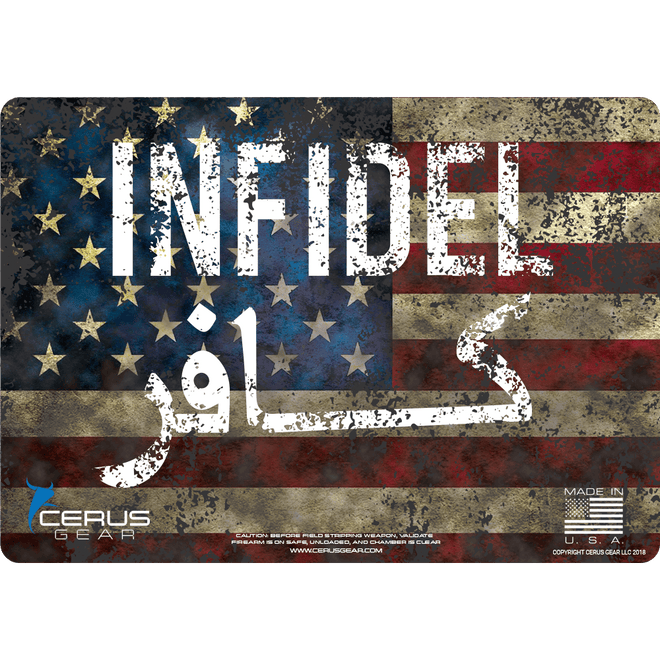 Patriotic Firearm Maintenance Pad Infidel