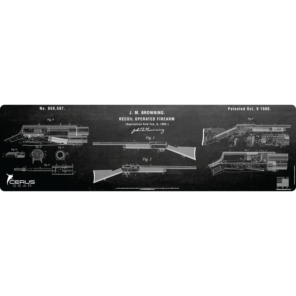 Browning® Shotgun Patent Magnum Gun Mat