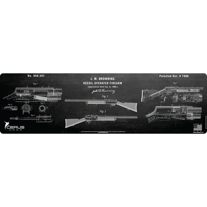 Browning® Shotgun Patent Magnum Gun Mat