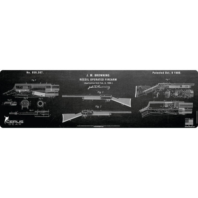 Browning® Shotgun Patent Magnum Gun Mat