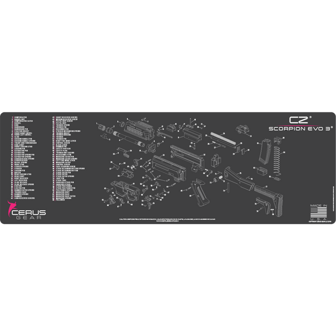 Best CZ Scorpion Carbine Cleaning Mat