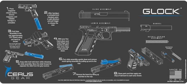 Directions to Clean Glock Firearm