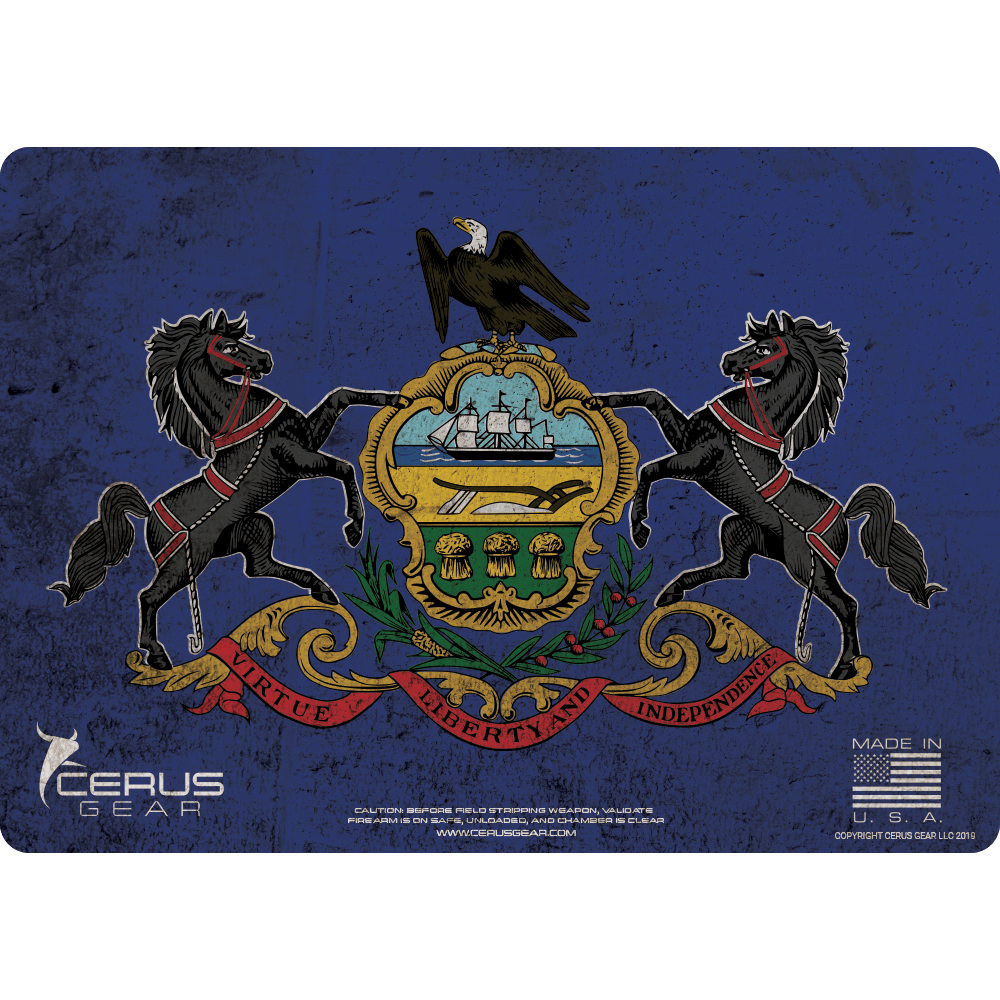 State Flags Handgun Mat