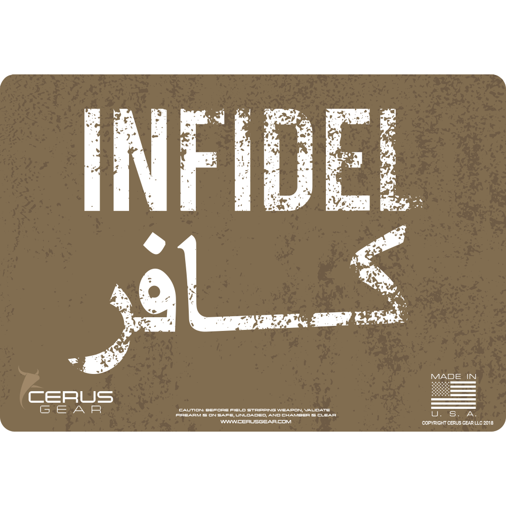 Pistol Maintenance Mat Infidel Coyote Tan