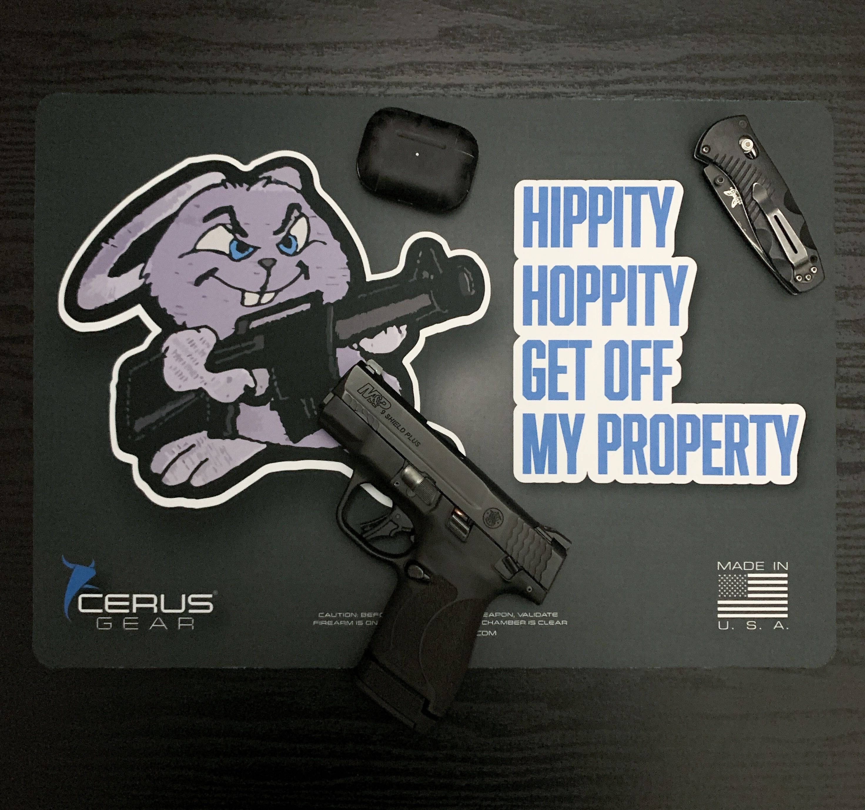 **LIMITED EDITION** Hippity Hoppity Easter Handgun Mat