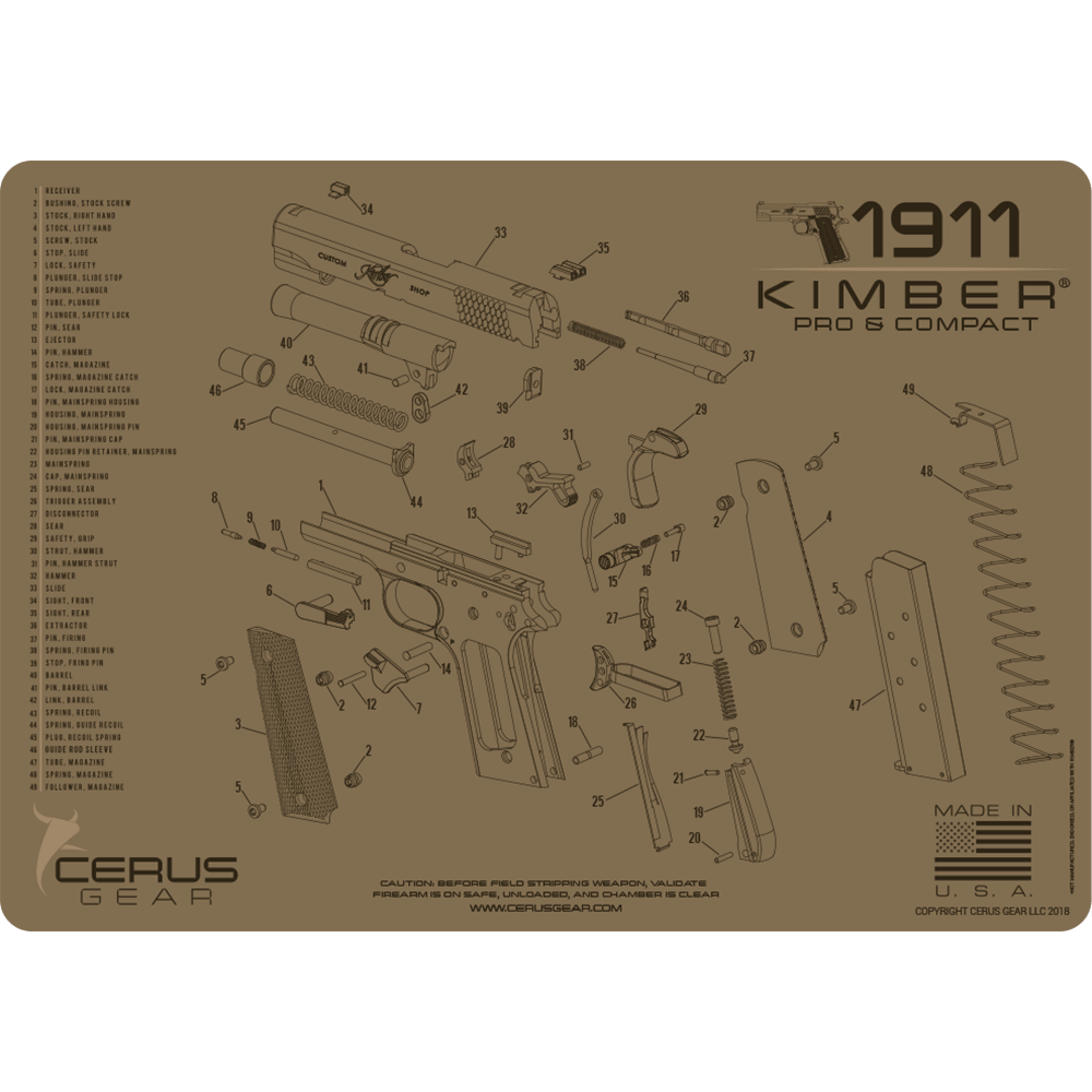 BEST KIMBER PRO MAINTENANCE MAT