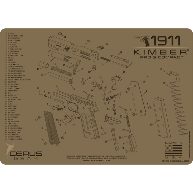 BEST KIMBER PRO MAINTENANCE MAT