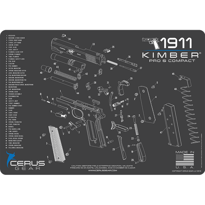 BEST KIMBER COMPACT MAINTENANCE PAD