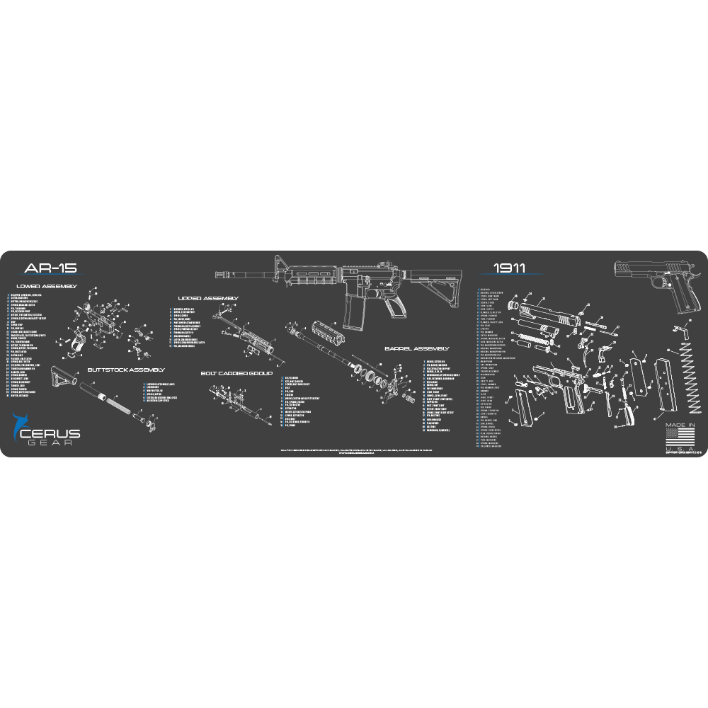 AR and 1911 Cleaning Mat