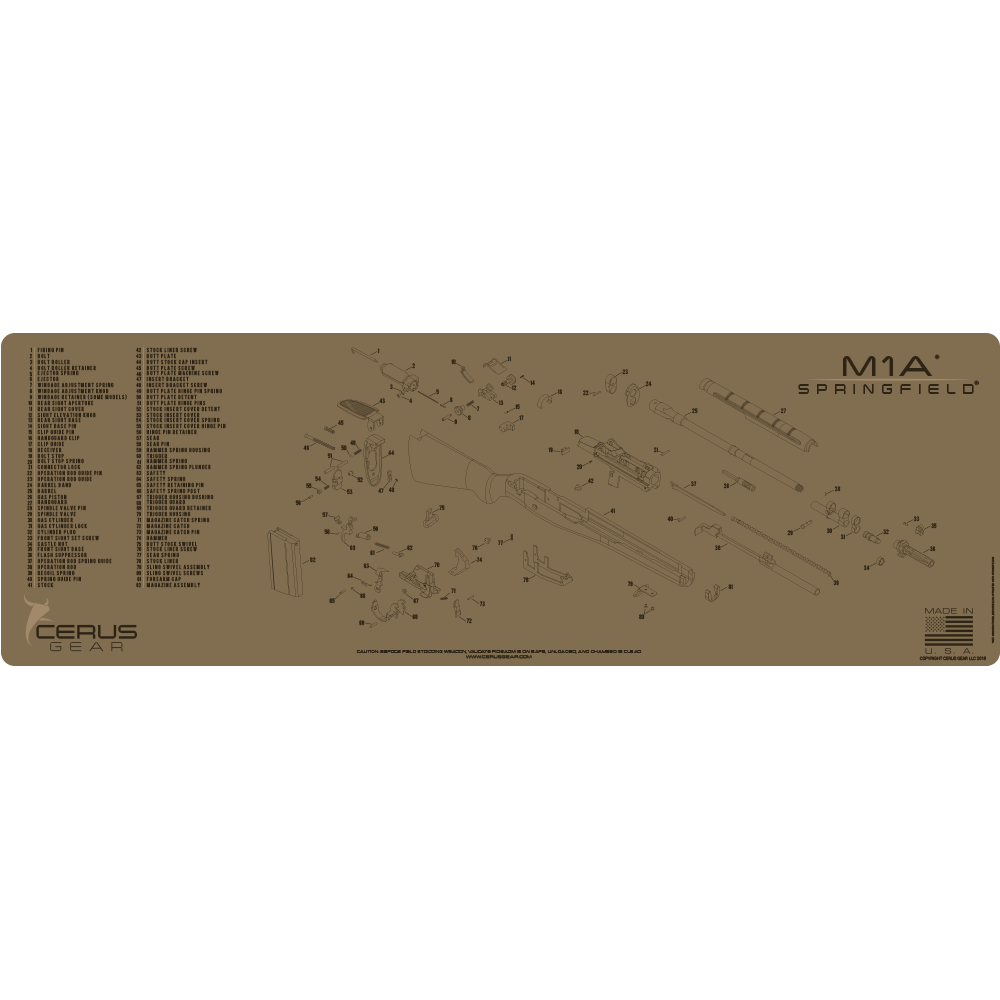 COMPONENTS FOR M1A RIFLE