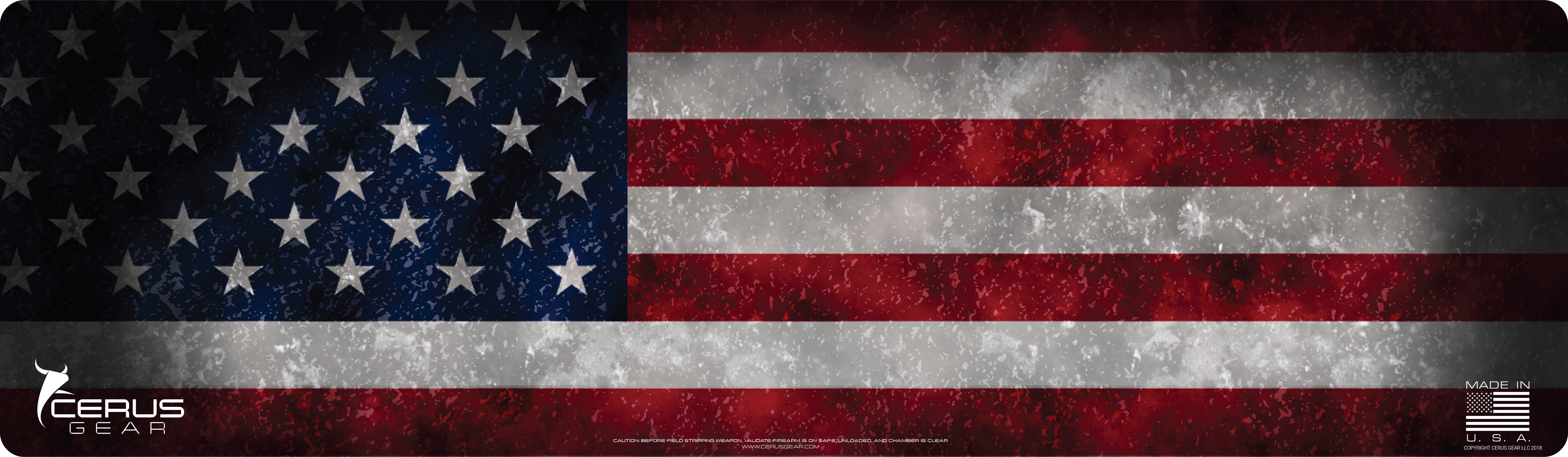 American Flag Gun Mat