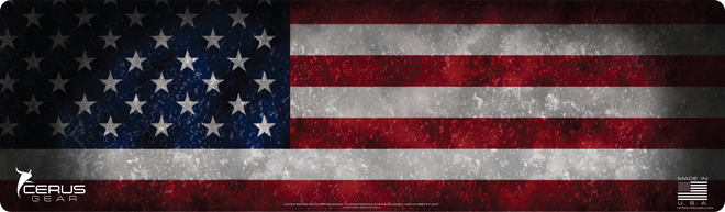 American Flag Gun Mat