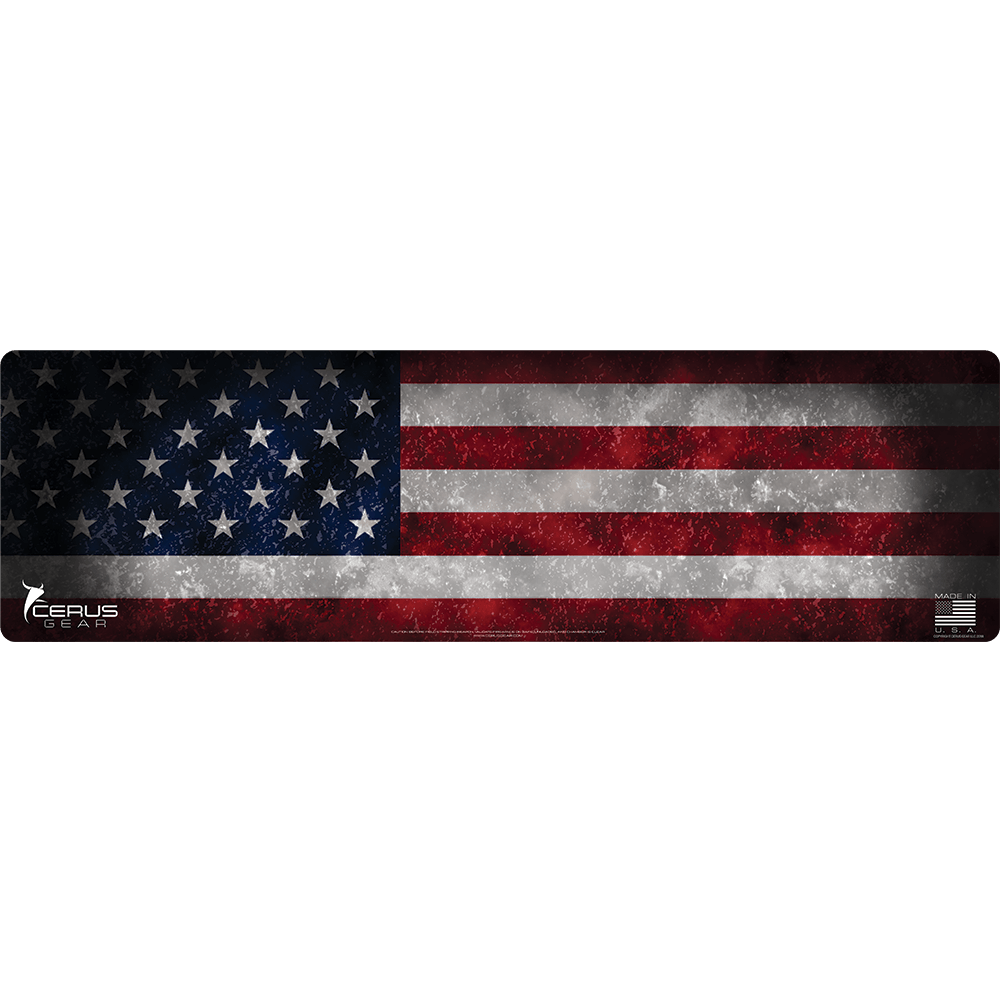 American Flag Gun Mat