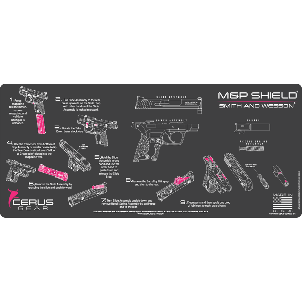 WOMENS M&P SHIELD CLEANING MAT
