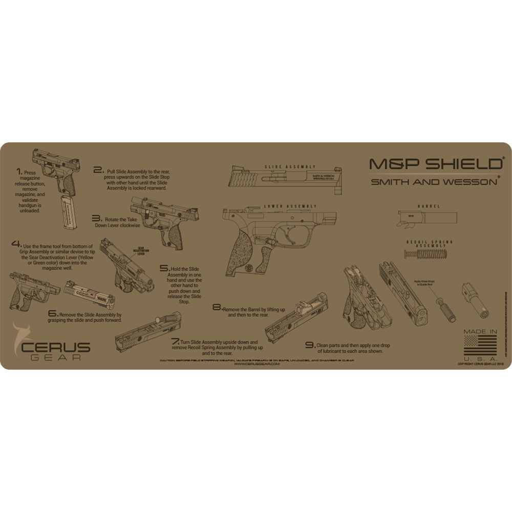 MAINTENANCE INSTRUCTIONS M&P SHIELD