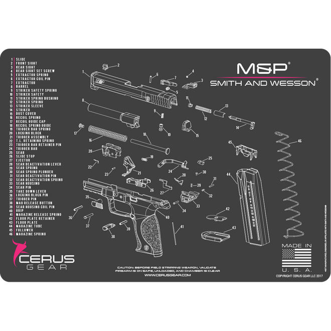 TOP M&P SCHEMATIC PARTS PINK