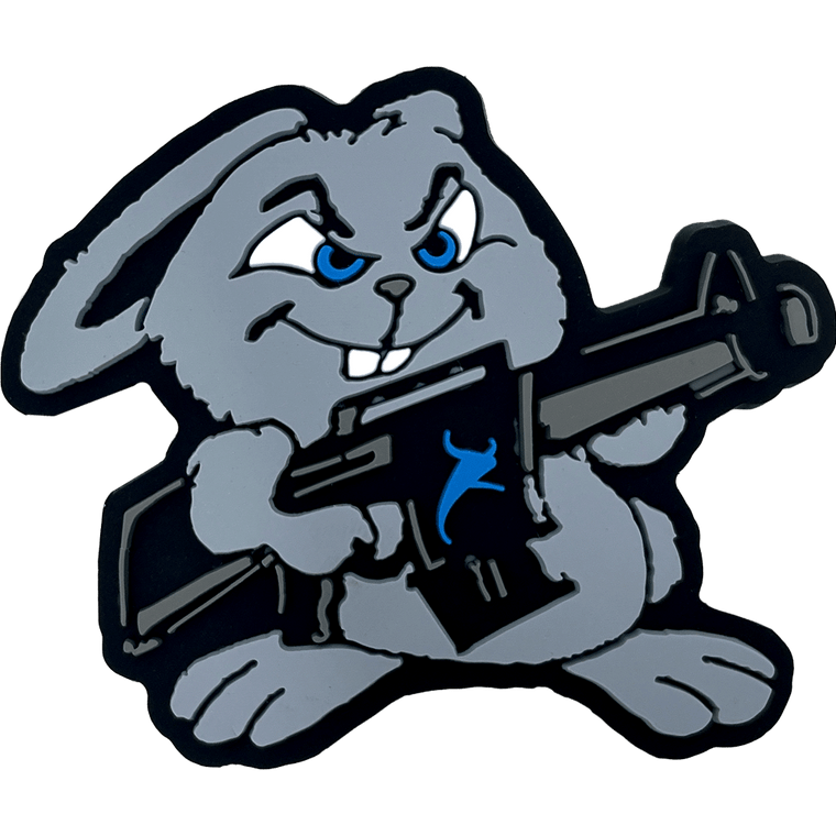 Hippity-Hoppity Patch PVC Patch Size: 2.5" x 2"