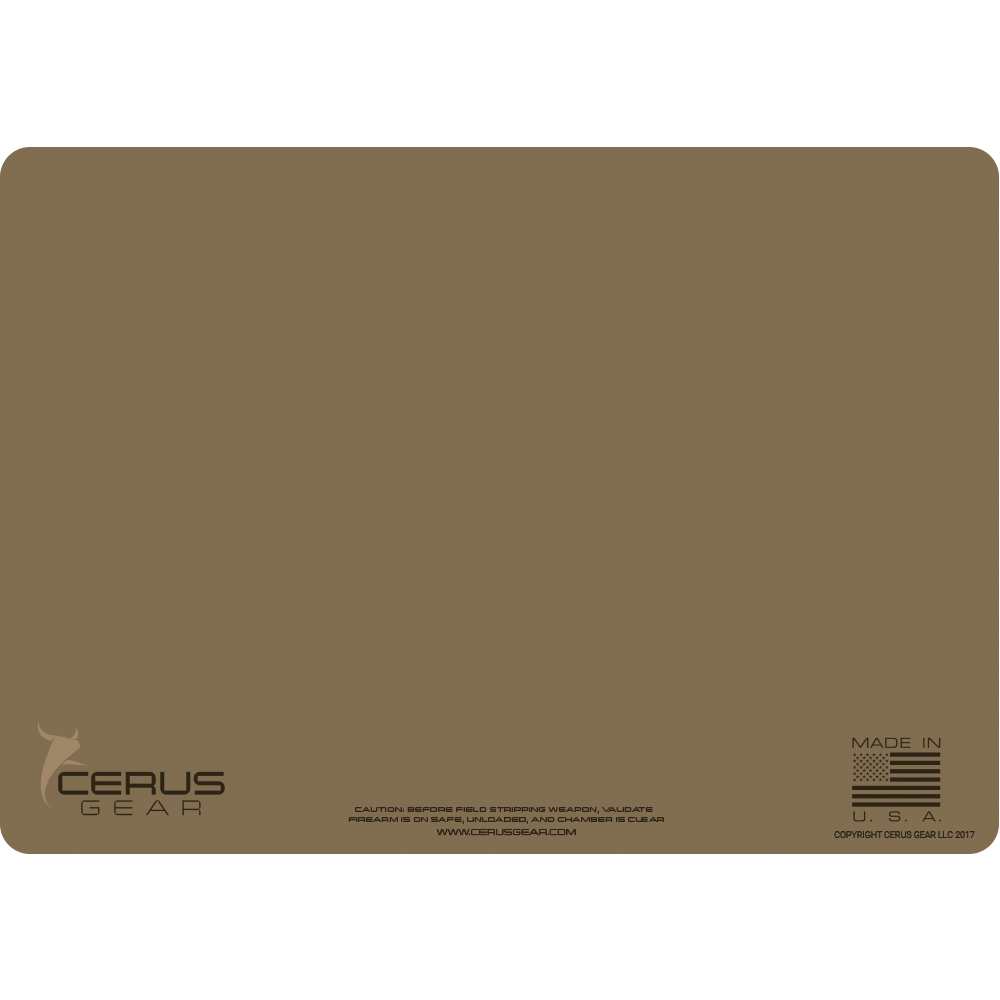 Flat Dark Earth Firearm Maintenance Pad