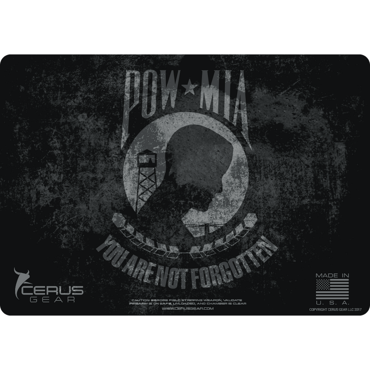 POW MIA Handgun Mat