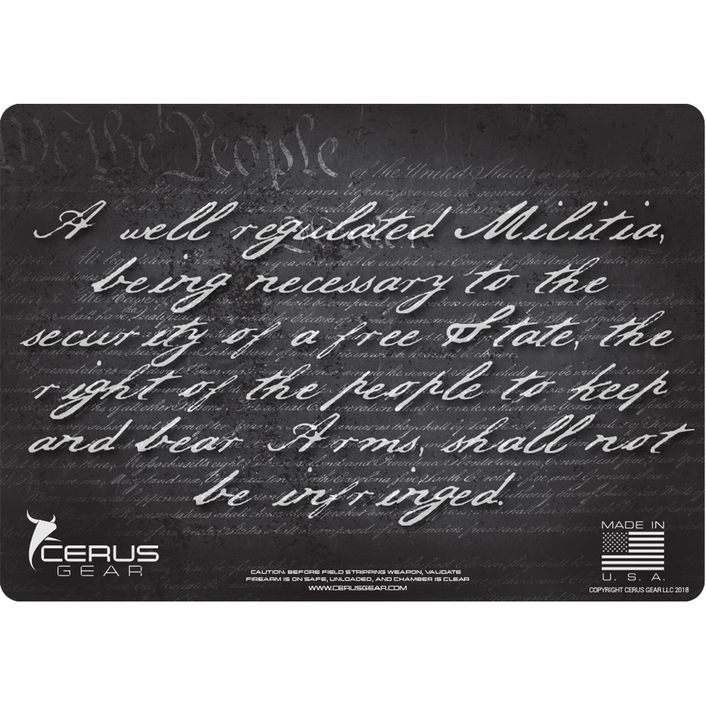 Right to Bear Arms Handgun Mat