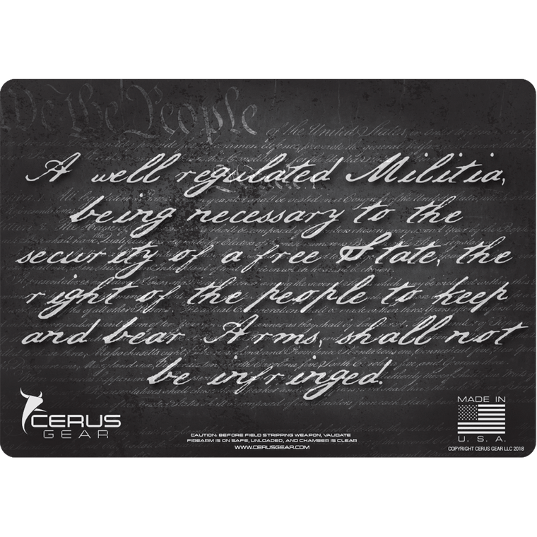 Right to Bear Arms Handgun Mat