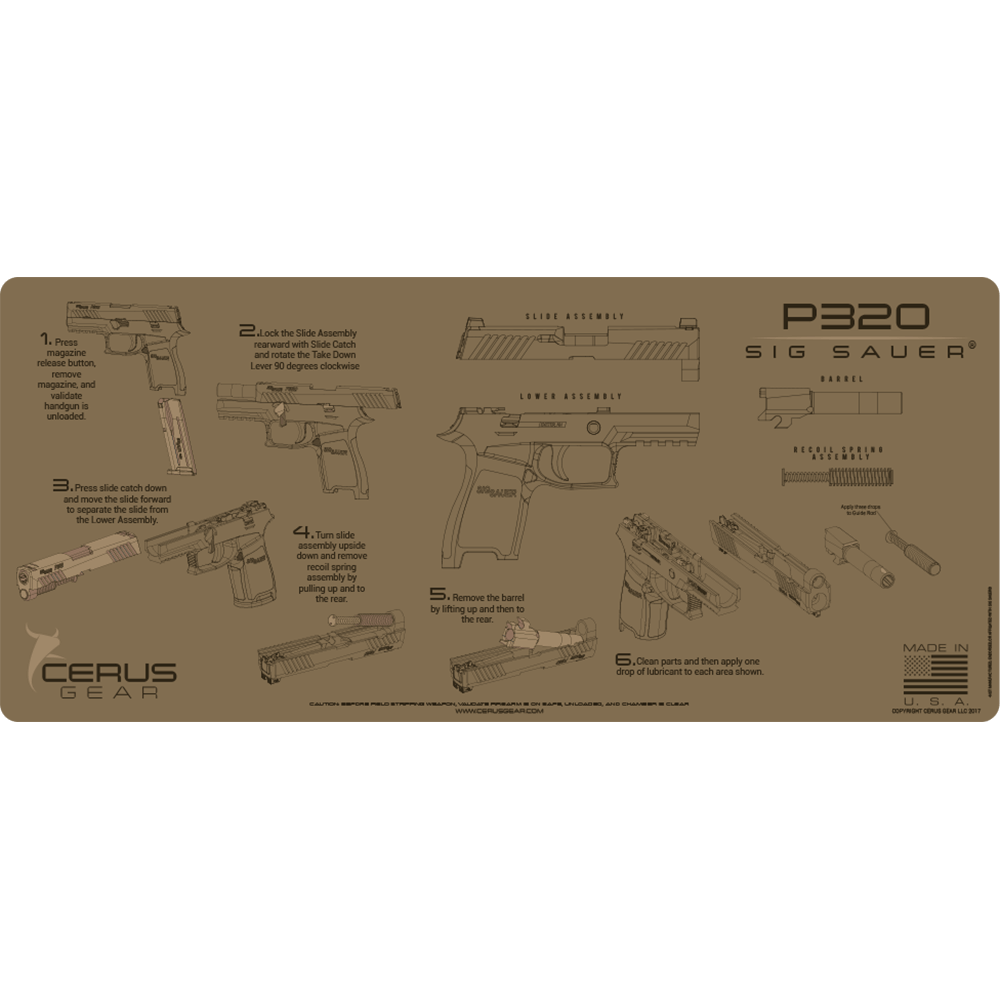 Maintenance Directions for Sig P320